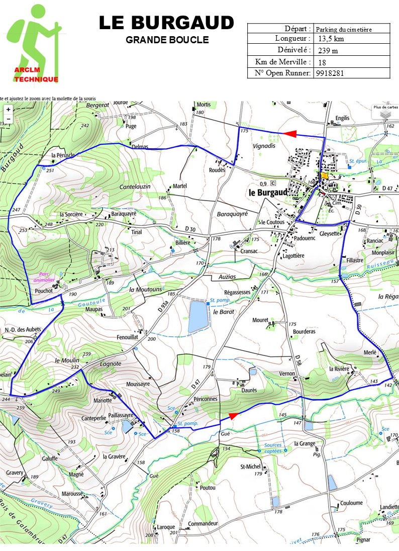 Randonnée à Le Burgaud